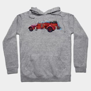 Vintage Fire Engine Hoodie